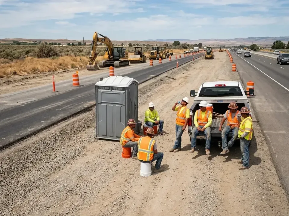 highway-road-construction-crew-007 — frequently asked questions, Porta Potty and Restroom Rentals in Rancho Santa Margarita,…